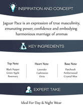 Jaguar Pace Accelerate Eau de Toilette for Men - 100ml